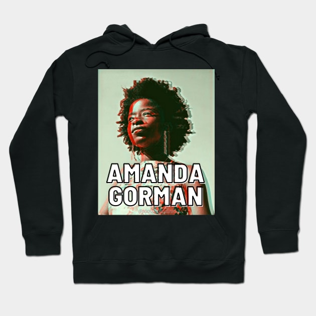 Amanda Gorman Hoodie by Pocket Size Latinx